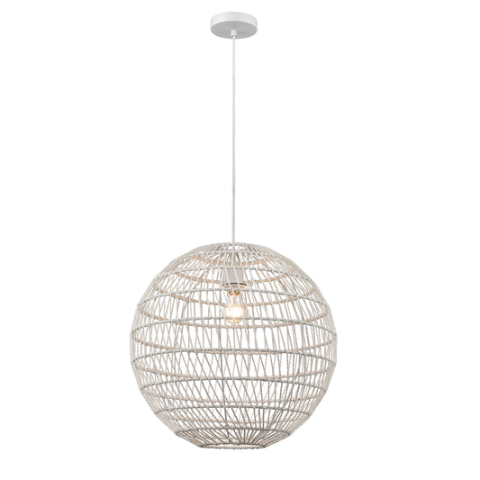 ELK SIGNATURE 1223-028 Simoom 19'' Wide 1-Light Pendant - White