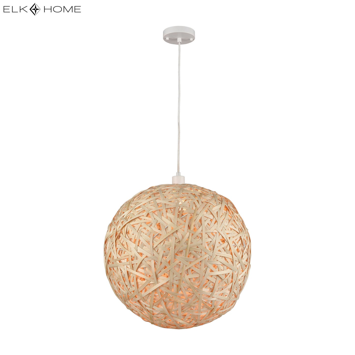 ELK STUDIO 1223-029 Sirocco 20'' Wide 1-Light Pendant - Natural