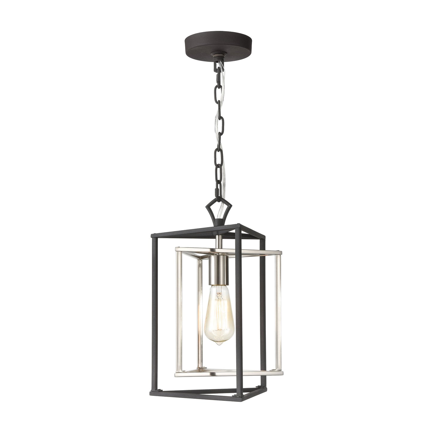 ELK SHOWROOM 12234/1 Salinger 10'' Wide 1-Light Mini Pendant - Charcoal