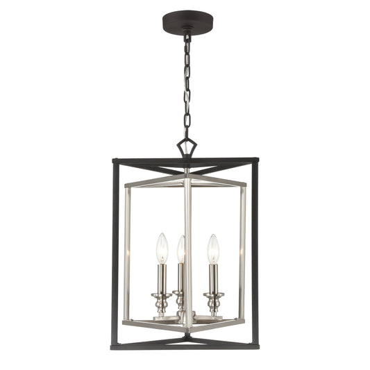 ELK SHOWROOM 12235/3 Salinger 16'' Wide 3-Light Pendant - Charcoal