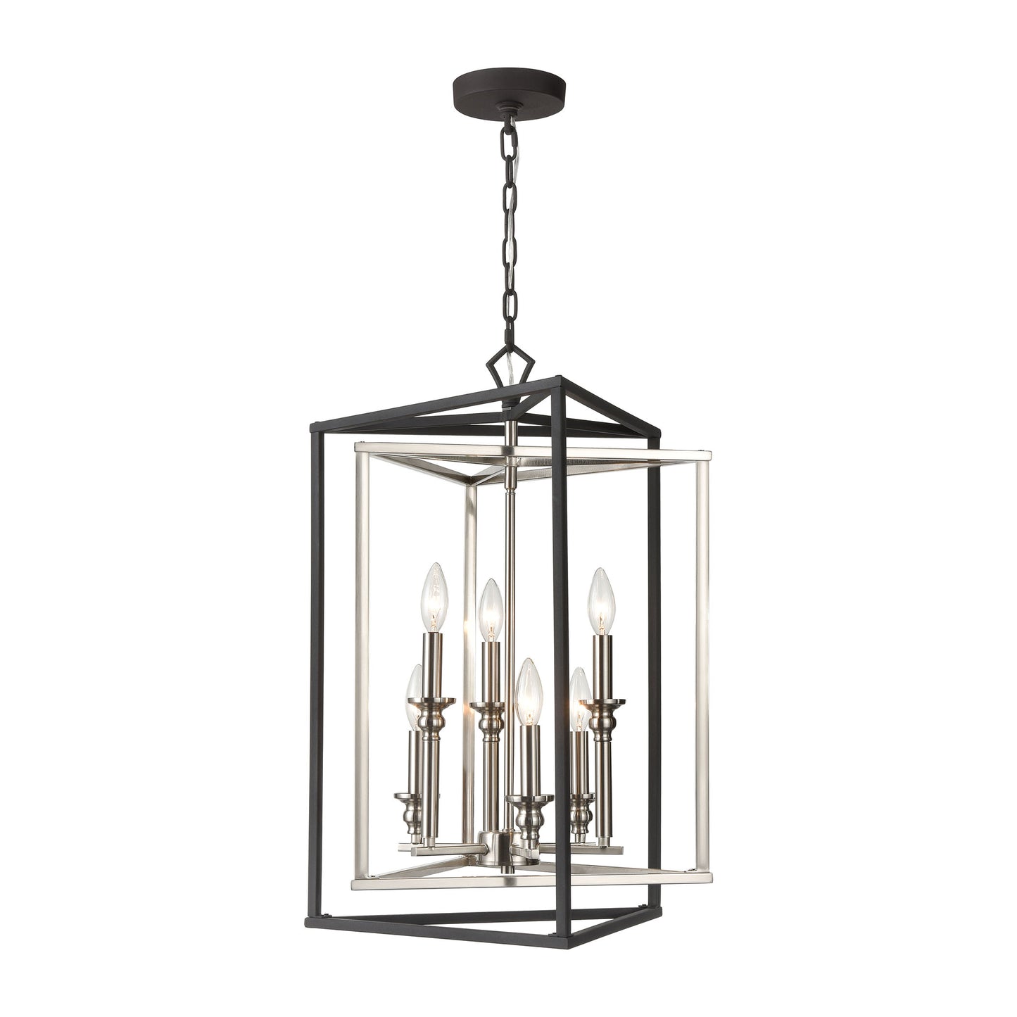 ELK SHOWROOM 12236/6 Salinger 19'' Wide 6-Light Pendant - Charcoal