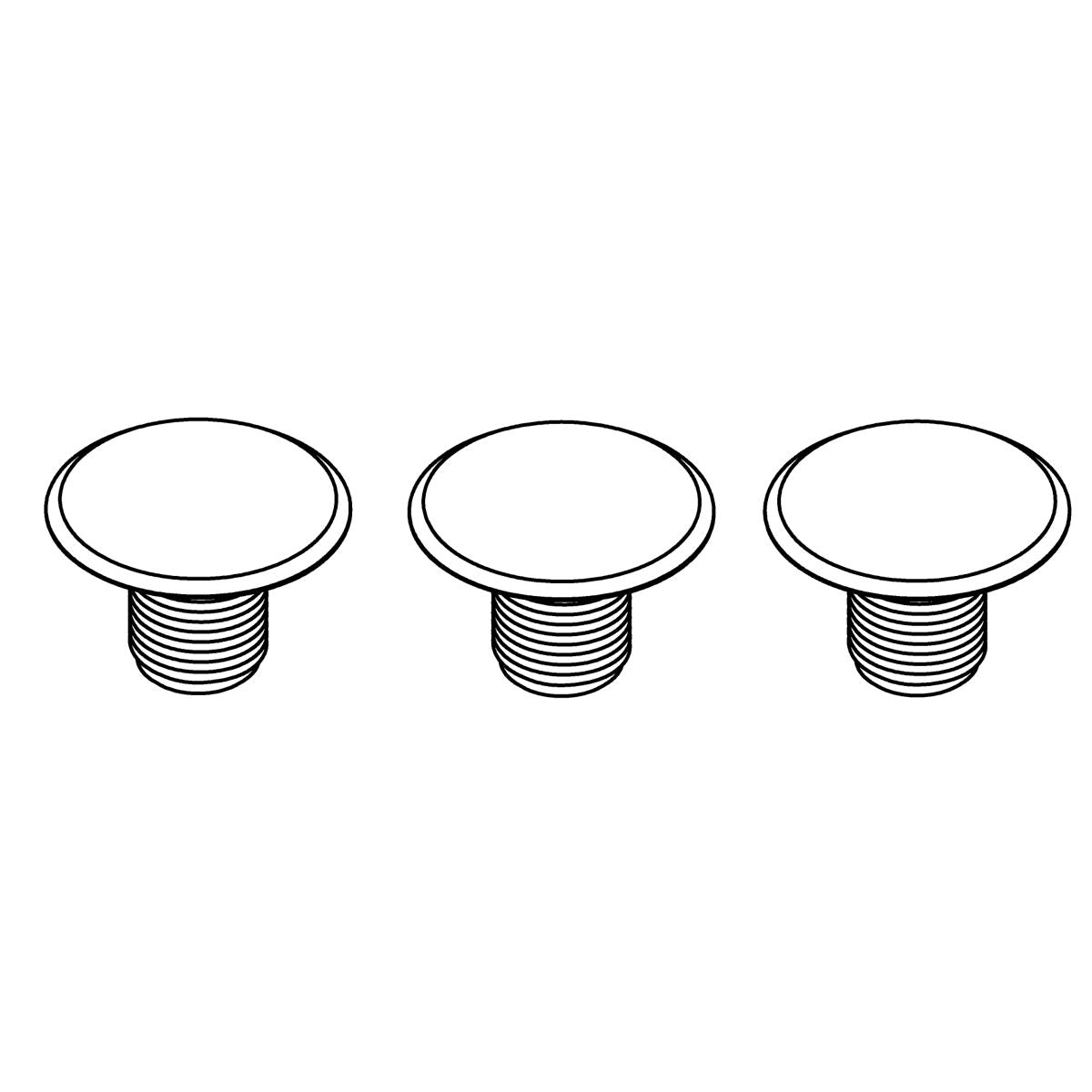 KOHLER LEVER HOLE PLUG SERVICE KIT, K-1224133