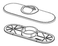 KOHLER Escutcheon Service Kit - Vibrant Brushed Nickel, K-1224397-BN