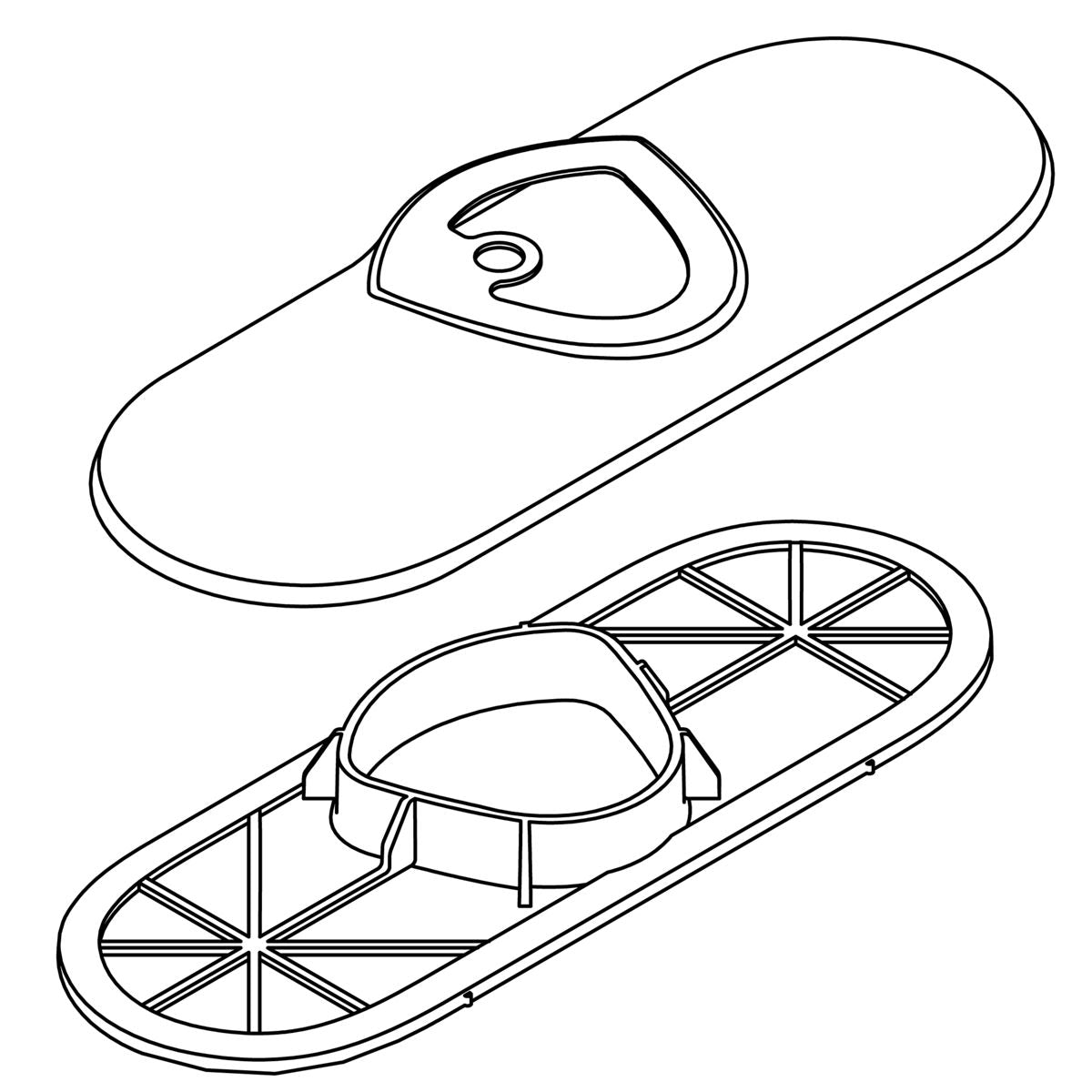 KOHLER Escutcheon Service Kit - Polished Chrome, K-1224400-CP