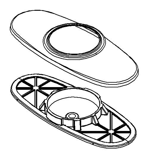 KOHLER Escutcheon Service Kit - Vibrant Brushed Nickel, K-1224402-BN
