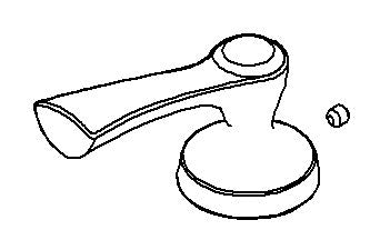 KOHLER Handle Service Kit - Polished Chrome, K-1224403-CP