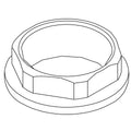 KOHLER Nut, Valve Retaining - Rough Plate, K-1224812-RP