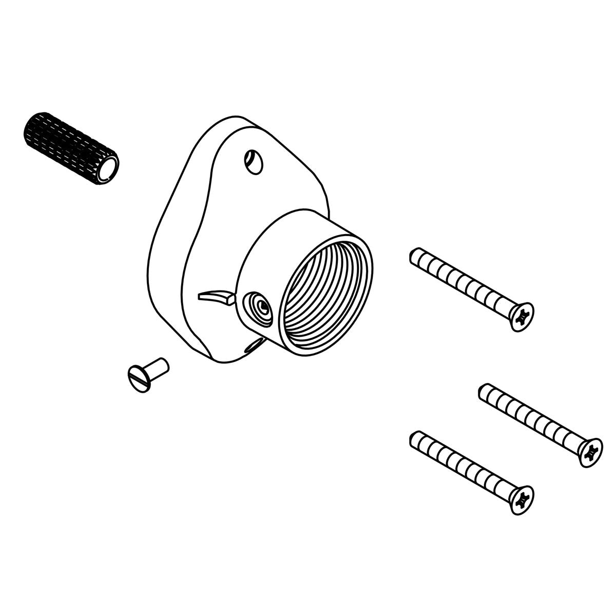 KOHLER Adapter Kit - Brushed Chrome, K-1225244-G