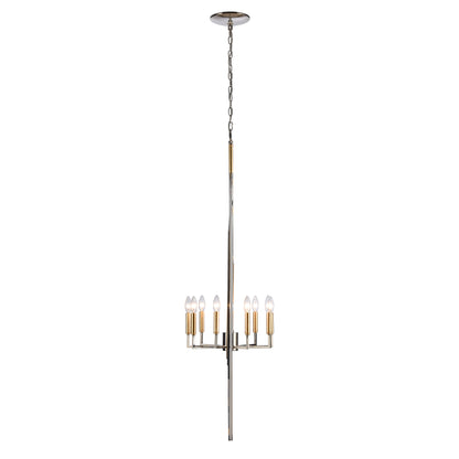 ELK SHOWROOM 12265/9 Geosphere 46'' Wide 9-Light Chandelier - Polished Nickel