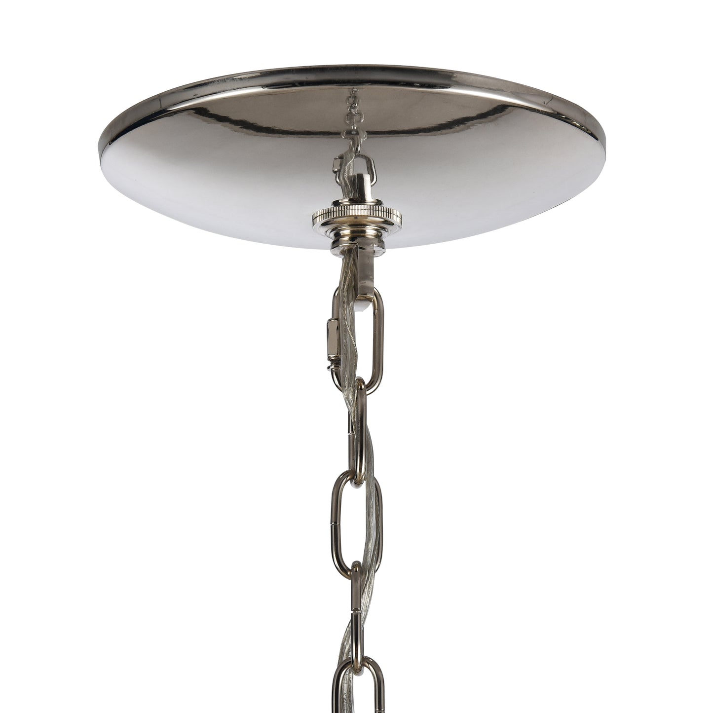 ELK SHOWROOM 12265/9 Geosphere 46'' Wide 9-Light Chandelier - Polished Nickel