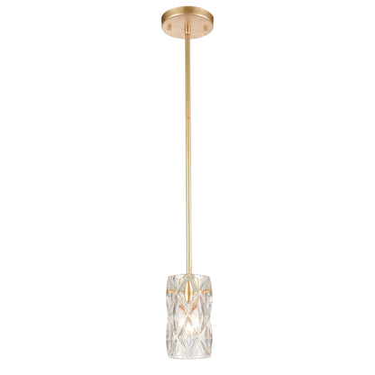 ELK SHOWROOM 12273/1 Jenning 4'' Wide 1-Light Mini Pendant - Parisian Gold Leaf