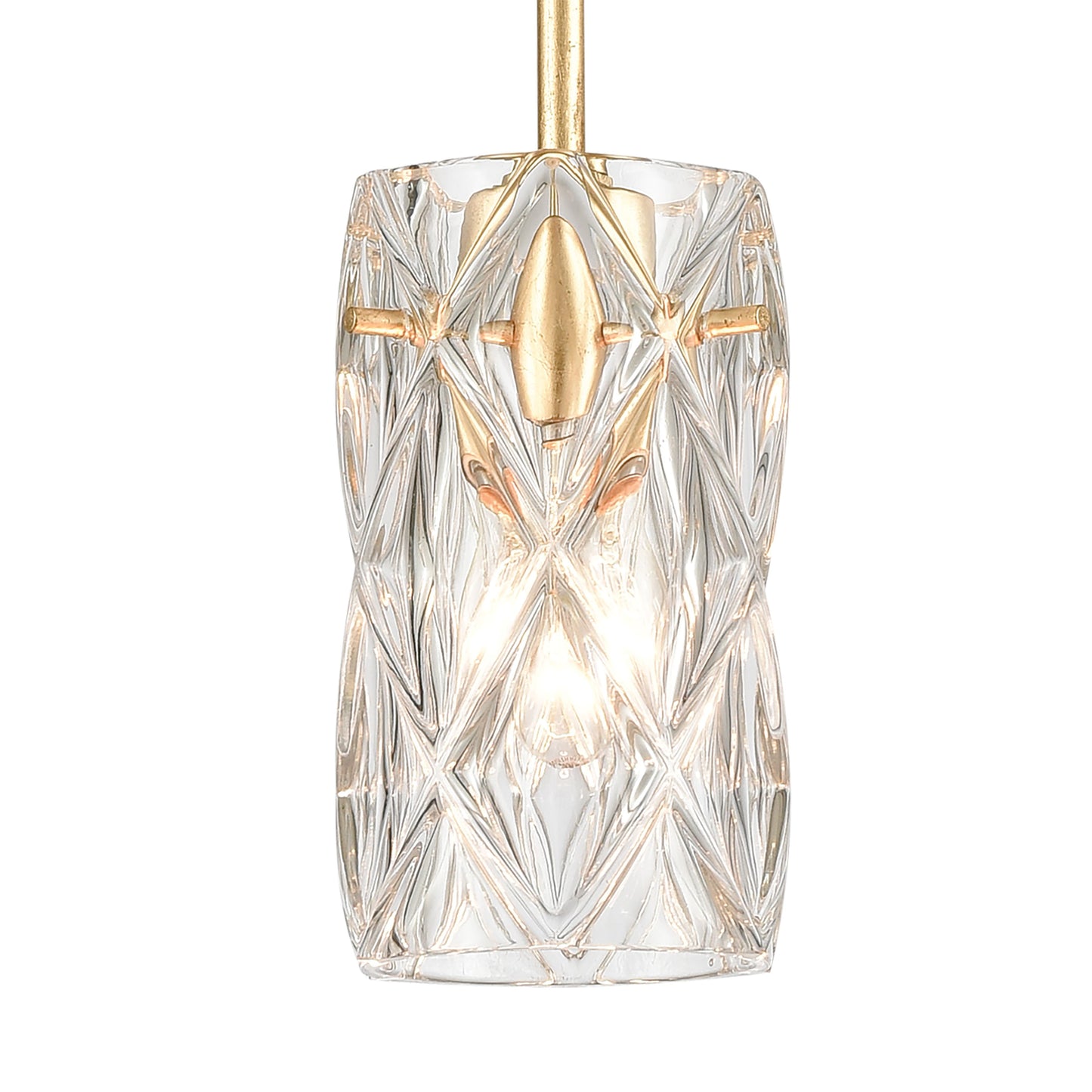 ELK SHOWROOM 12273/1 Jenning 4'' Wide 1-Light Mini Pendant - Parisian Gold Leaf