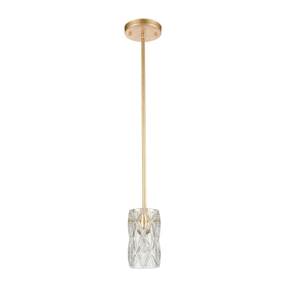 ELK SHOWROOM 12273/1 Jenning 4'' Wide 1-Light Mini Pendant - Parisian Gold Leaf