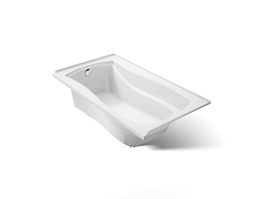 KOHLER K-1229-L-0 Mariposa 66" x 36" alcove bath, left drain - White