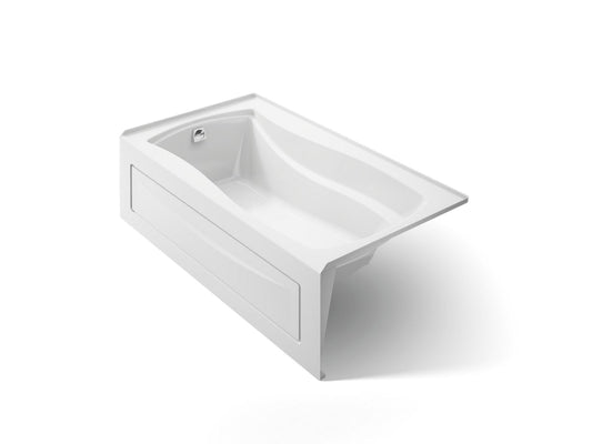 KOHLER K-1229-LA-0 Mariposa 66" x 36" alcove bath, left drain - White