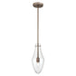 ELK SHOWROOM 12296/1 Culmination 6'' Wide 1-Light Mini Pendant - Weathered Zinc