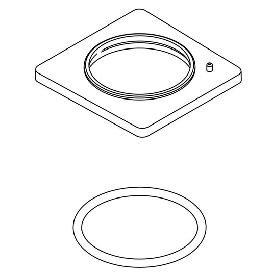 KOHLER Kit, Escutcheon - Matte Black, K-1229712-BL