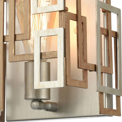 ELK SHOWROOM 12300/1 Gridlock 10'' High 1-Light Sconce - Matte Gold