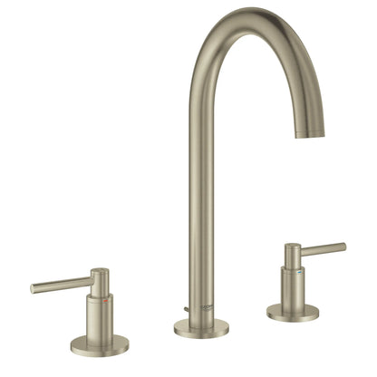GROHE 18027EN3 Atrio New Lever Handles (Pair) - Brushed Nickel