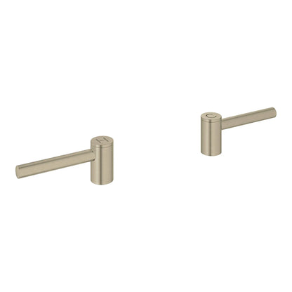 GROHE 18027EN3 Atrio New Lever Handles (Pair) - Brushed Nickel