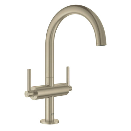 GROHE 18027EN3 Atrio New Lever Handles (Pair) - Brushed Nickel