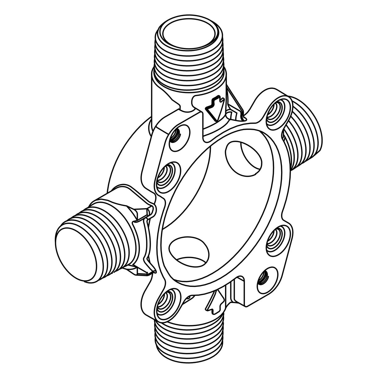 KOHLER Valve Body, Universal Ports, K-1231425