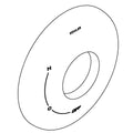 KOHLER Escutcheon - Polished Chrome, K-1231546-CP