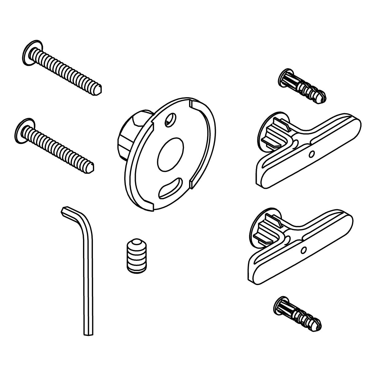 KOHLER K-1231752 Hardware Kit