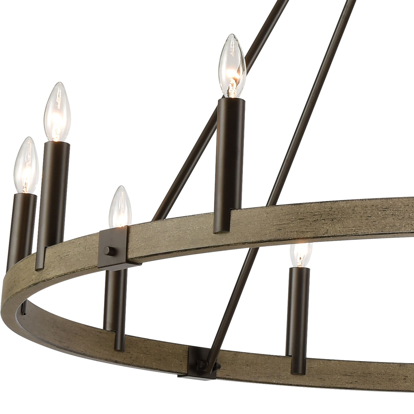 ELK SHOWROOM 12318/12 Transitions 50'' Wide 12-Light Chandelier - Oil Rubbed Bronze