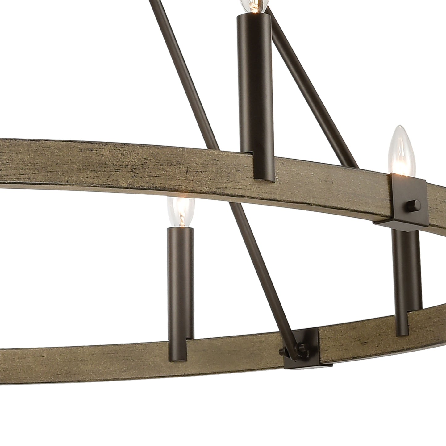 ELK SHOWROOM 12318/12 Transitions 50'' Wide 12-Light Chandelier - Oil Rubbed Bronze