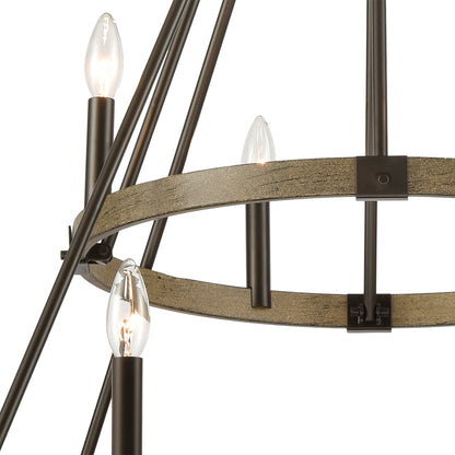 ELK SHOWROOM 12319/12 Transitions 36'' Wide 12-Light Chandelier - Oil Rubbed Bronze