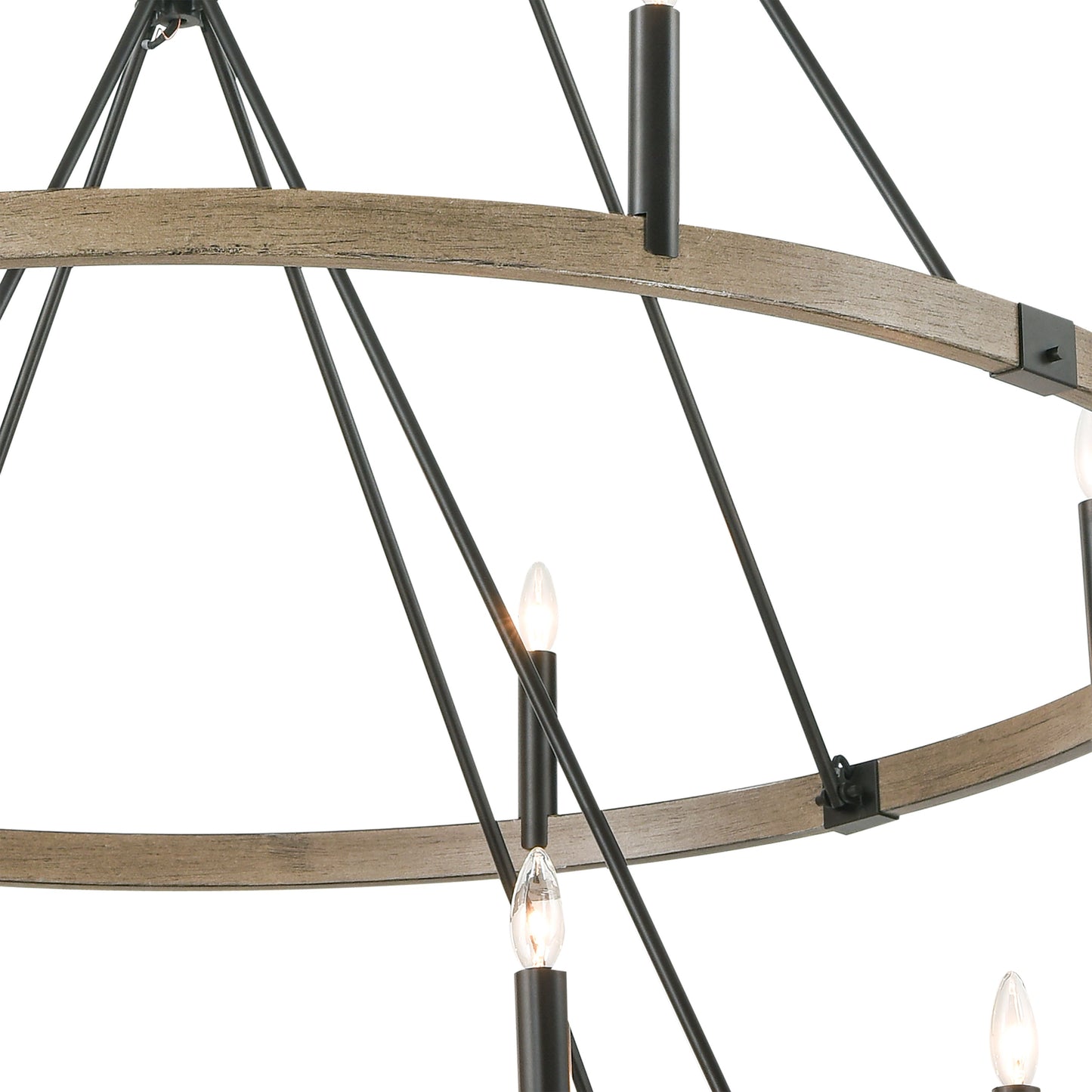 ELK SHOWROOM 12320/8+8 Transitions 56'' Wide 16-Light Chandelier - Oil Rubbed Bronze