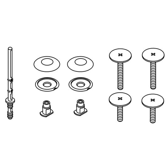 KOHLER Low Profile Bolt Cap Service Kit, K-1232262-H15