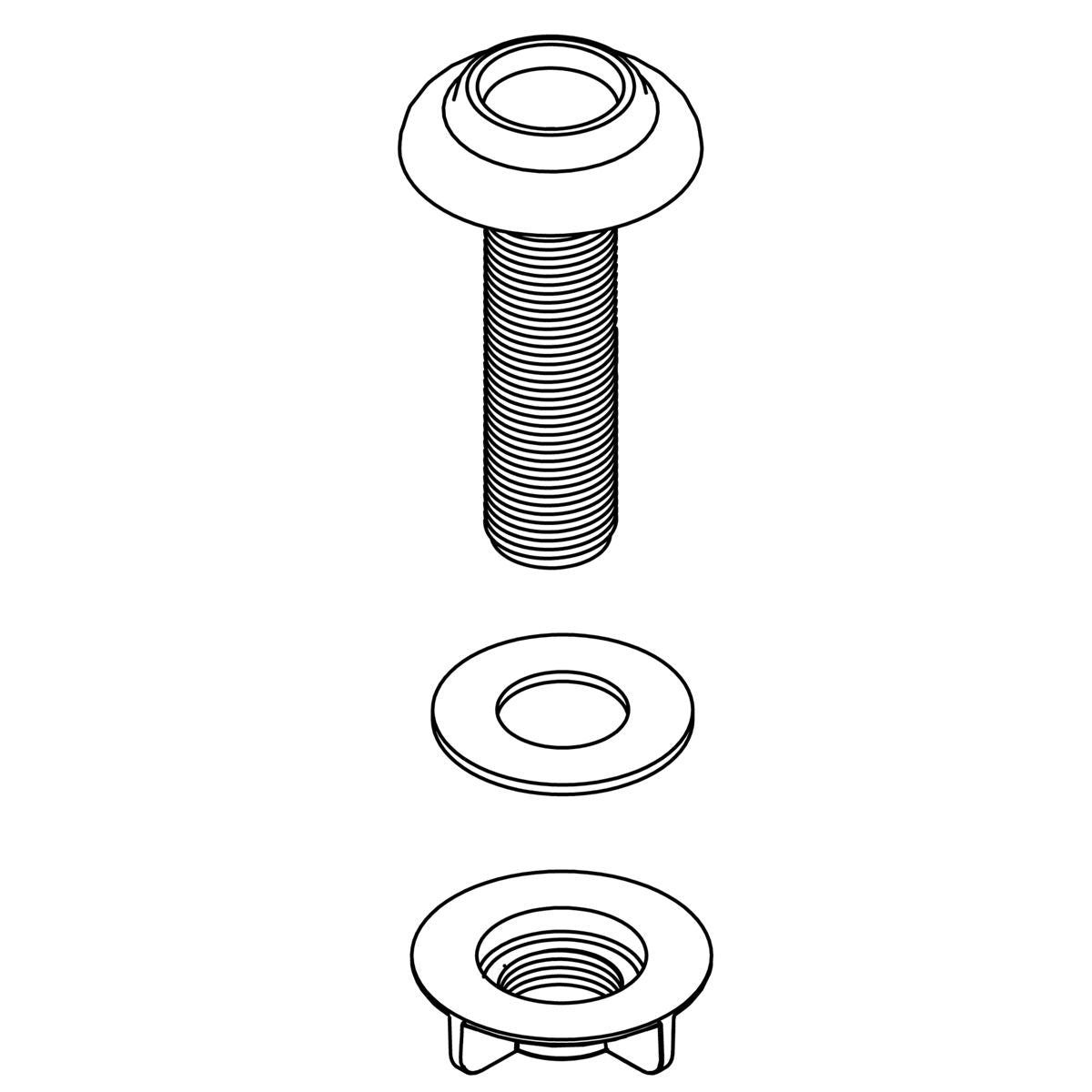 KOHLER Side Spray Service Kit - Vibrant Polished Nickel, K-1232979-SN