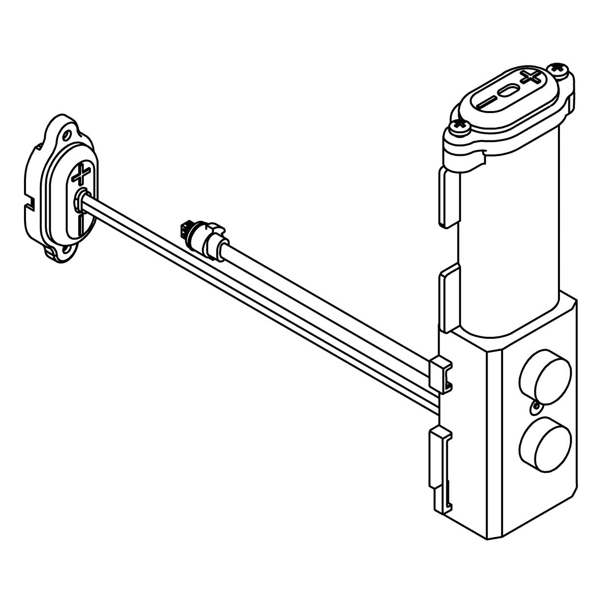 KOHLER Dc Sensor Assembly W/ Batteries, K-1233030