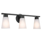 KICHLER 55121BK Stamos Bath 3 Light - Black