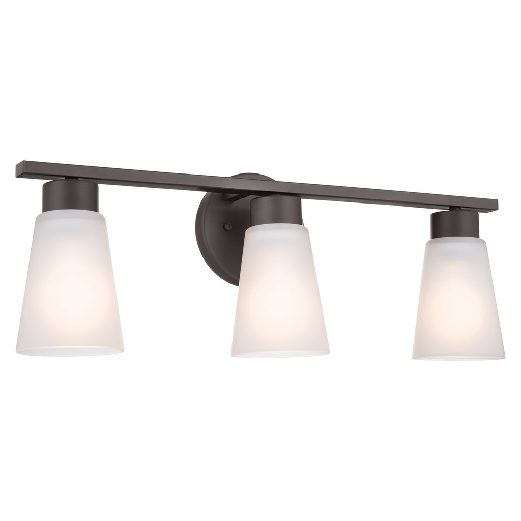 KICHLER 55121OZ Stamos Bath 3 Light - Olde Bronze