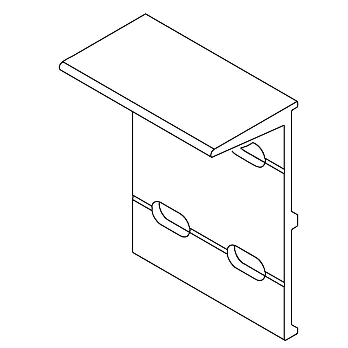 KOHLER 1235216 Cleat 1.500" - Bright Silver, K-1235217-BDS