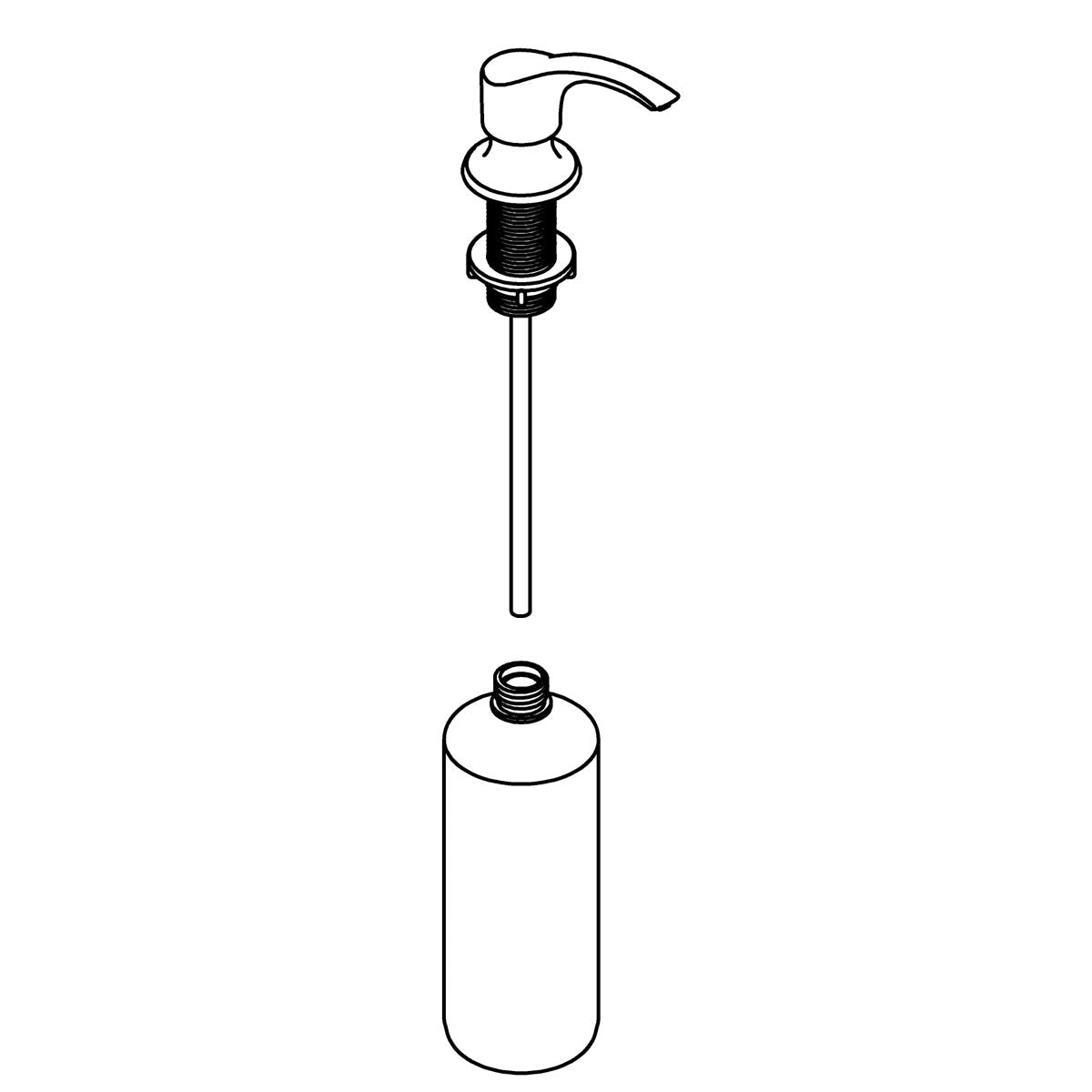 KOHLER Soap Dispenser Assembly - Vibrant Stainless, K-1235579-VS