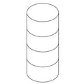 KOHLER Screw, Set M4 X 8Mm, K-1235889