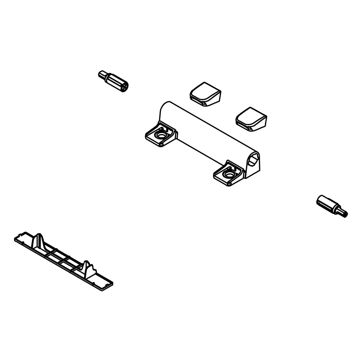 KOHLER Hinge, Assembly - White, K-1236309-0