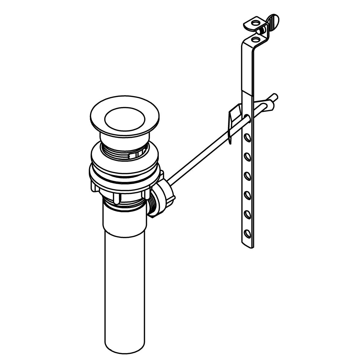 KOHLER Drain Assembly - Matte Black, K-1236593-BL