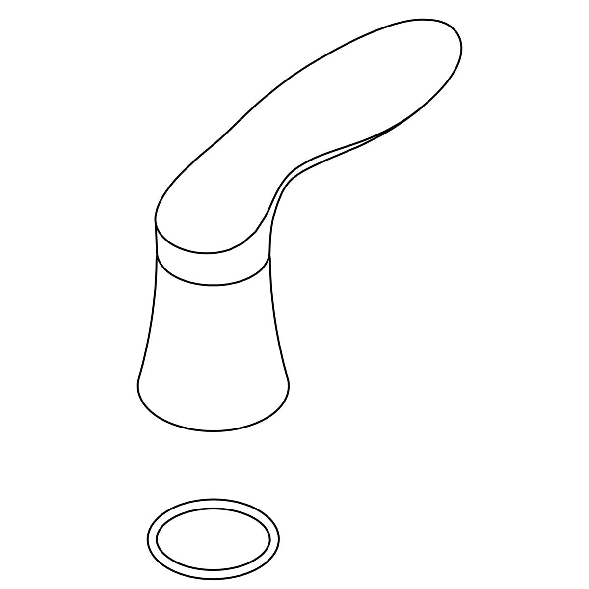 KOHLER Handle Assembly, Cold - Polished Chrome, K-1236788-C-CP