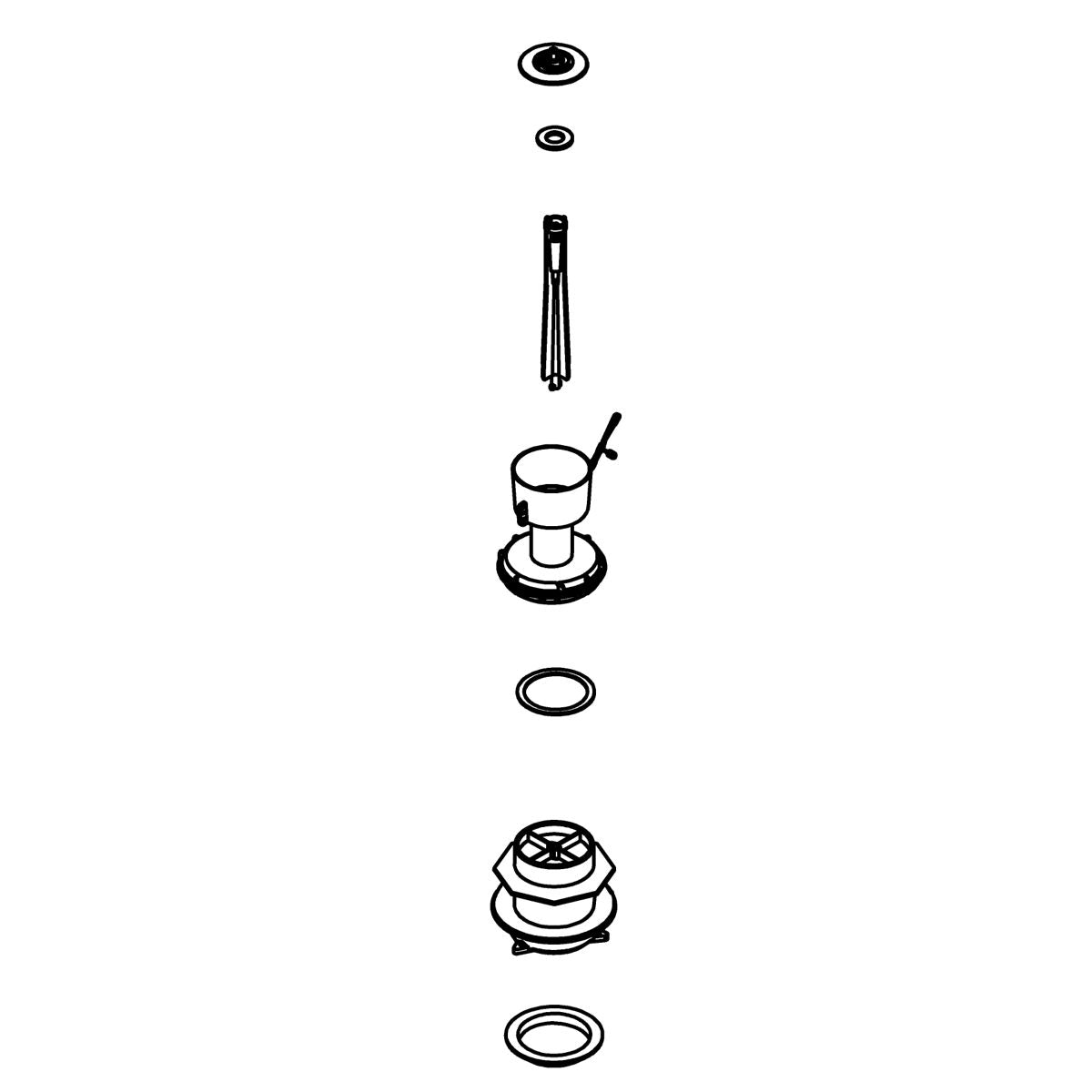 KOHLER CANISTER VALVE ASSEMBLY SERVICE KIT (SO), K-1237538