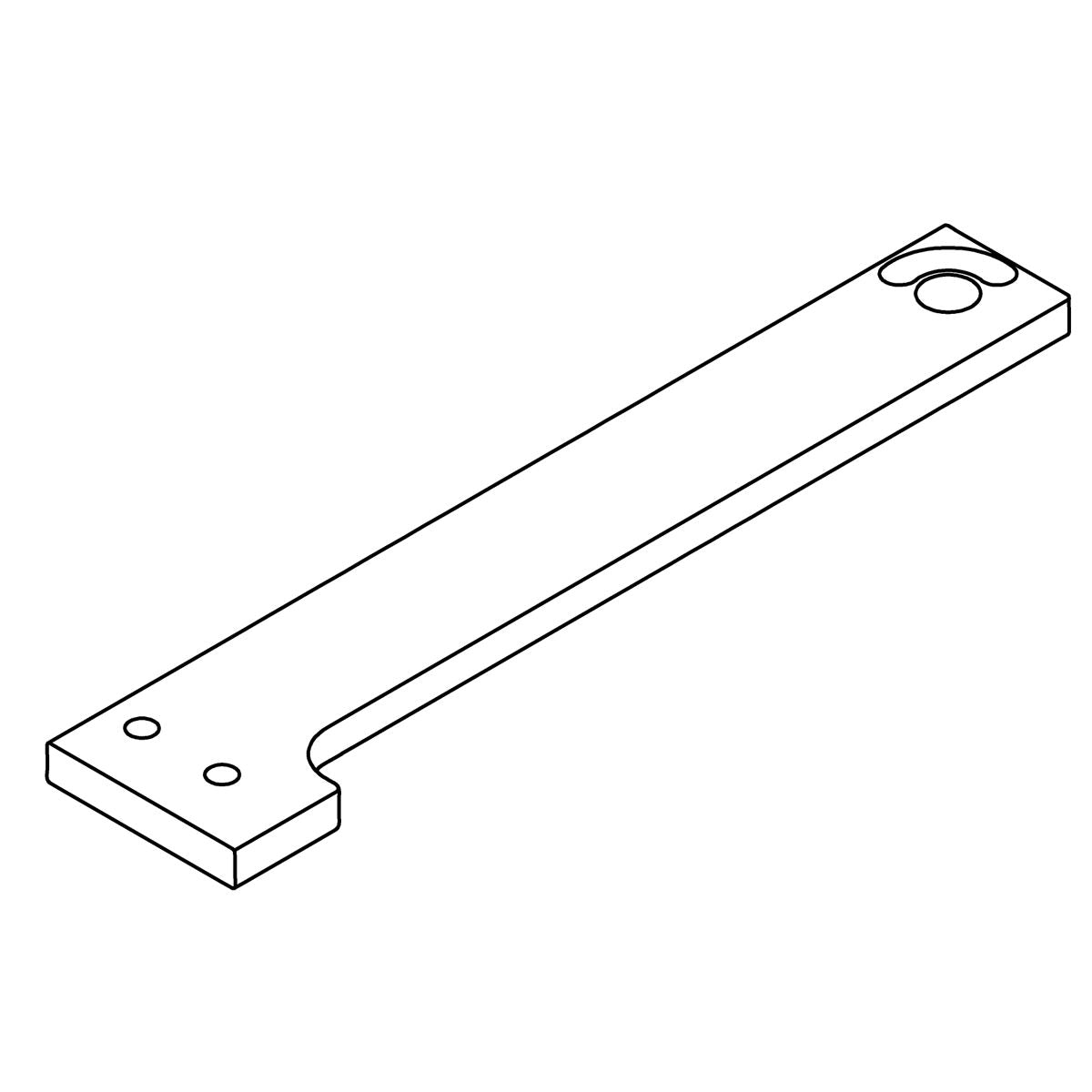 KOHLER 1238438 Connector Bracket 9.781" - Bright Polished Silver, K-1238439-01-BSP