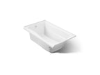 KOHLER K-1239-GHLF-0 Mariposa 60" X 36" Alcove Heated Bubblemassage Air Bath, Left Drain - White