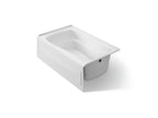 KOHLER K-1239-GHRA-0 Mariposa 60" X 36" Alcove Heated Bubblemassage Air Bath, Right Drain - White