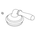 KOHLER Handle Assembly, Service, Sc - Vibrant Brushed Nickel, K-1239007-BN