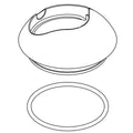 KOHLER Bonnet Assembly, Service, Sc - Vibrant Brushed Nickel, K-1239008-BN