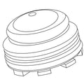 KOHLER Insert, Jr Cache, Aerated, 1.0 Gpm, K-1239012
